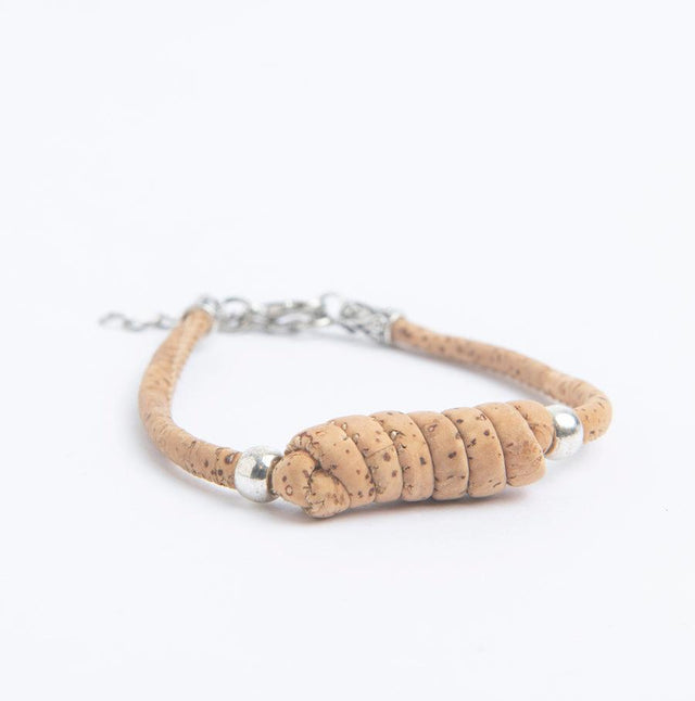 Handmade Timber Hitch Knotted Cork Bracelet - Lory Lux