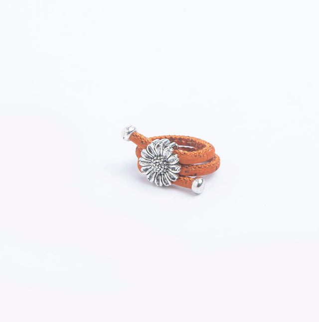 Triple Layer Flower Cork Ring - Lory Lux